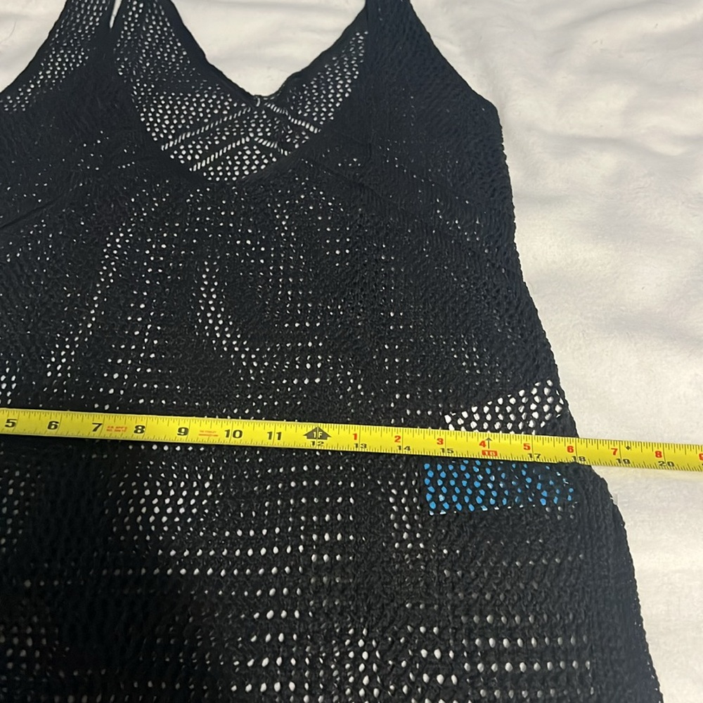Cupshe Black NWT Knit Cover-Up Beach Dress - S - Picture 4 of 11
